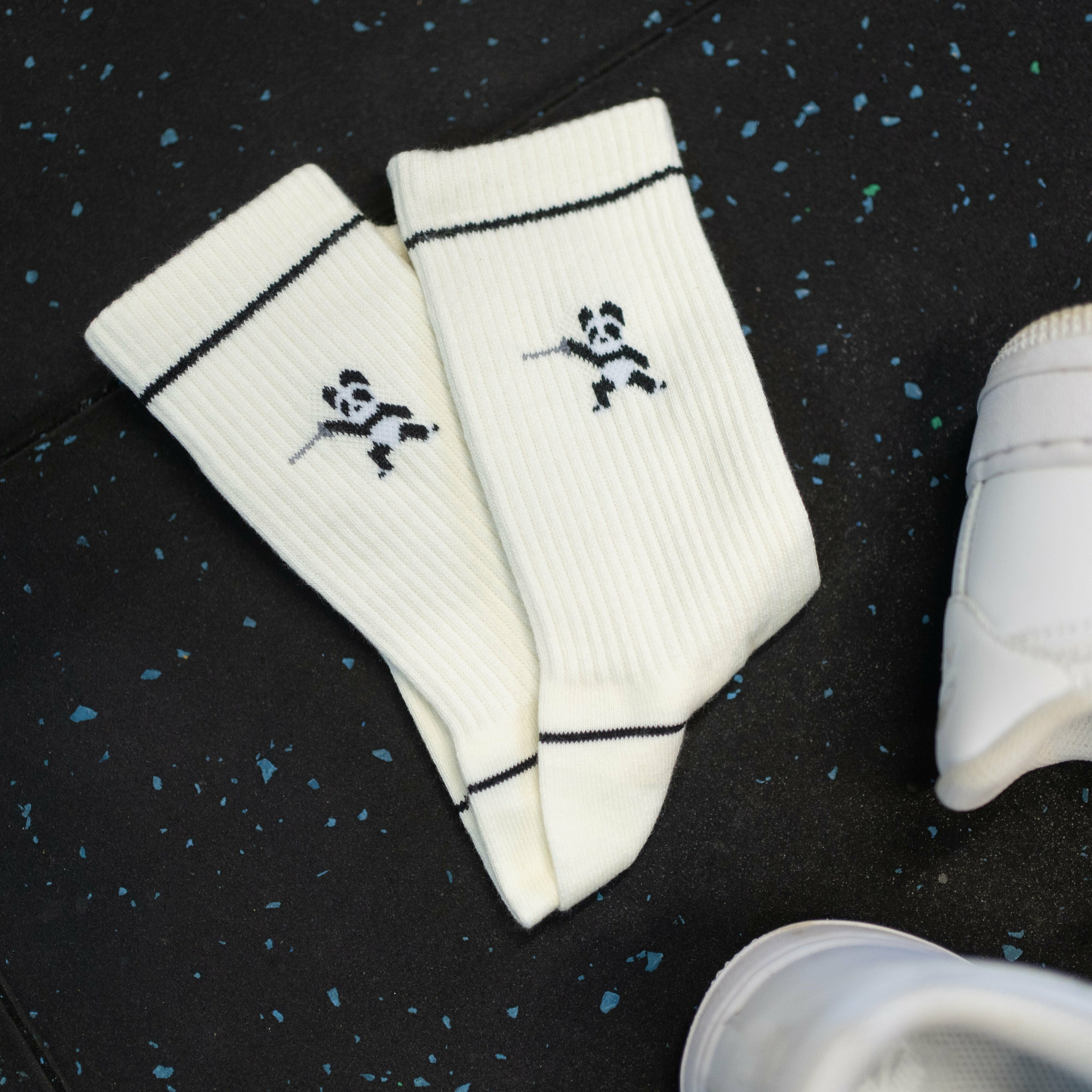 PLAYFUL SOCKS ⁠fencing panda socks large (eu41-46)