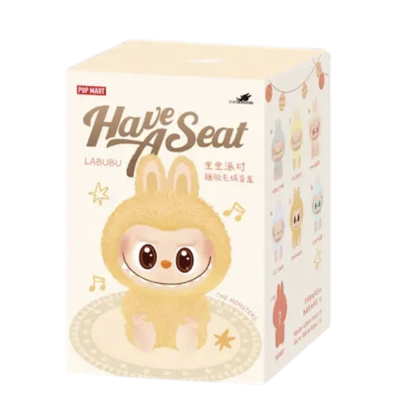 POP MART LABUBU HAVE A SEAT 坐坐派對盲抽