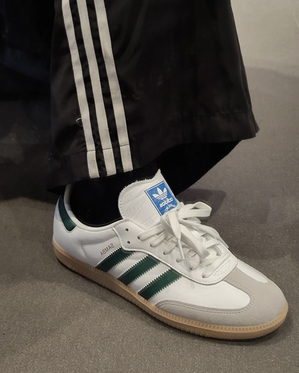 <現貨秒出>Adidas Originals Samba OG 低筒 焦糖底 復古 經典 板鞋 綠