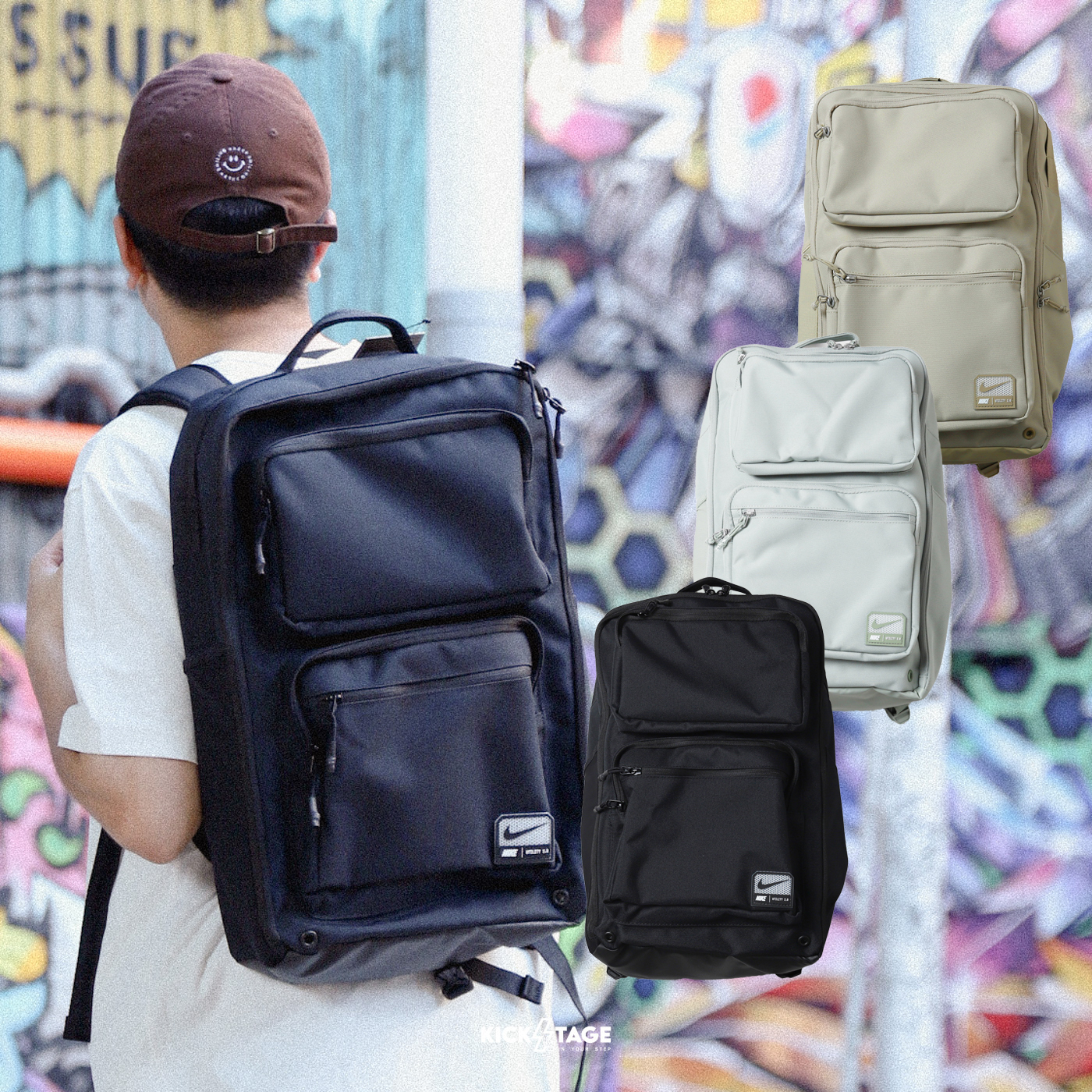 NIKE UTILITY SPEED BACKPACK 黑色 酪梨綠 卡其 27公升 筆電夾層 大容量 書包 後背包【FN4106】UTIBG