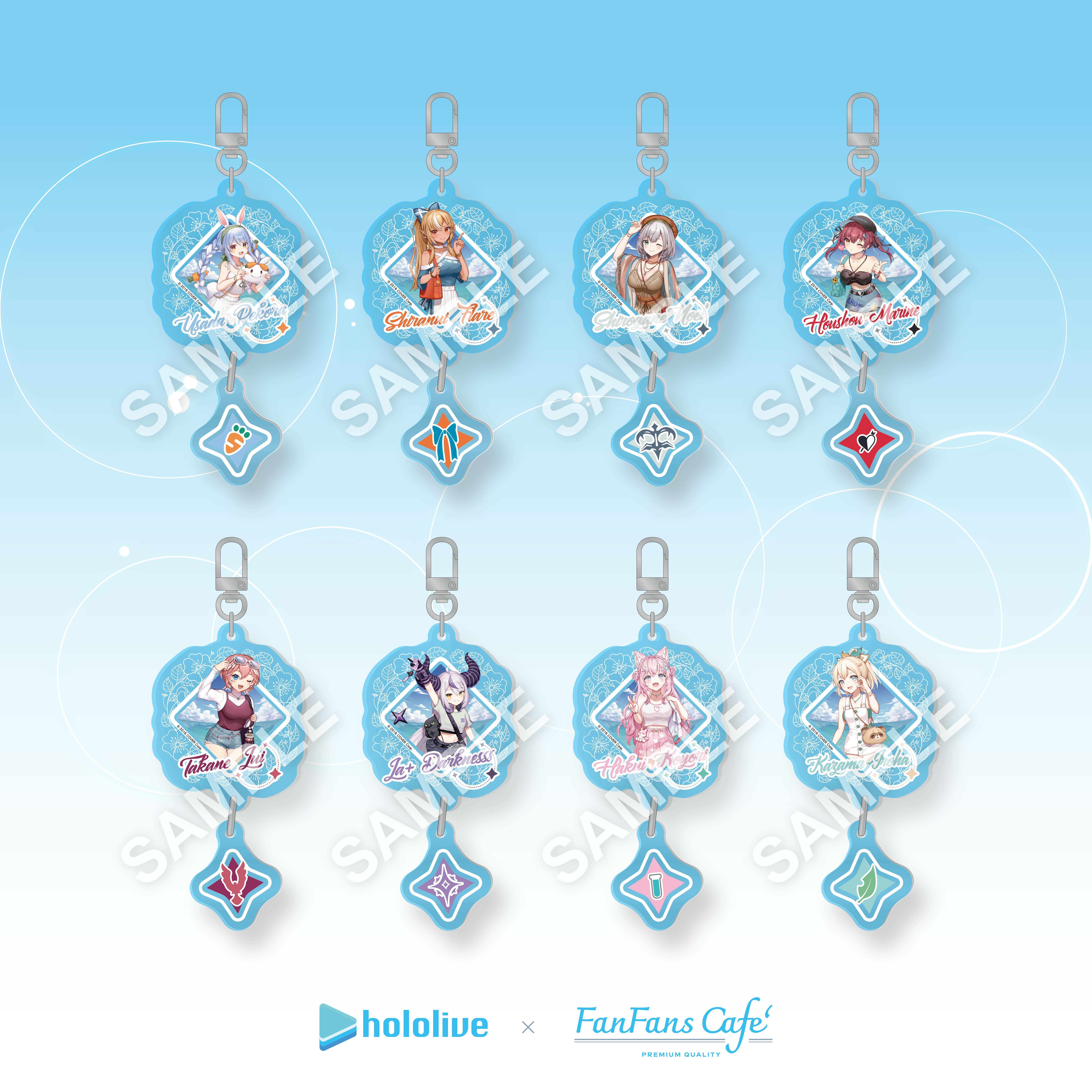 hololive-熱帶拾光系列-壓克力吊飾-盲抽(共8款)