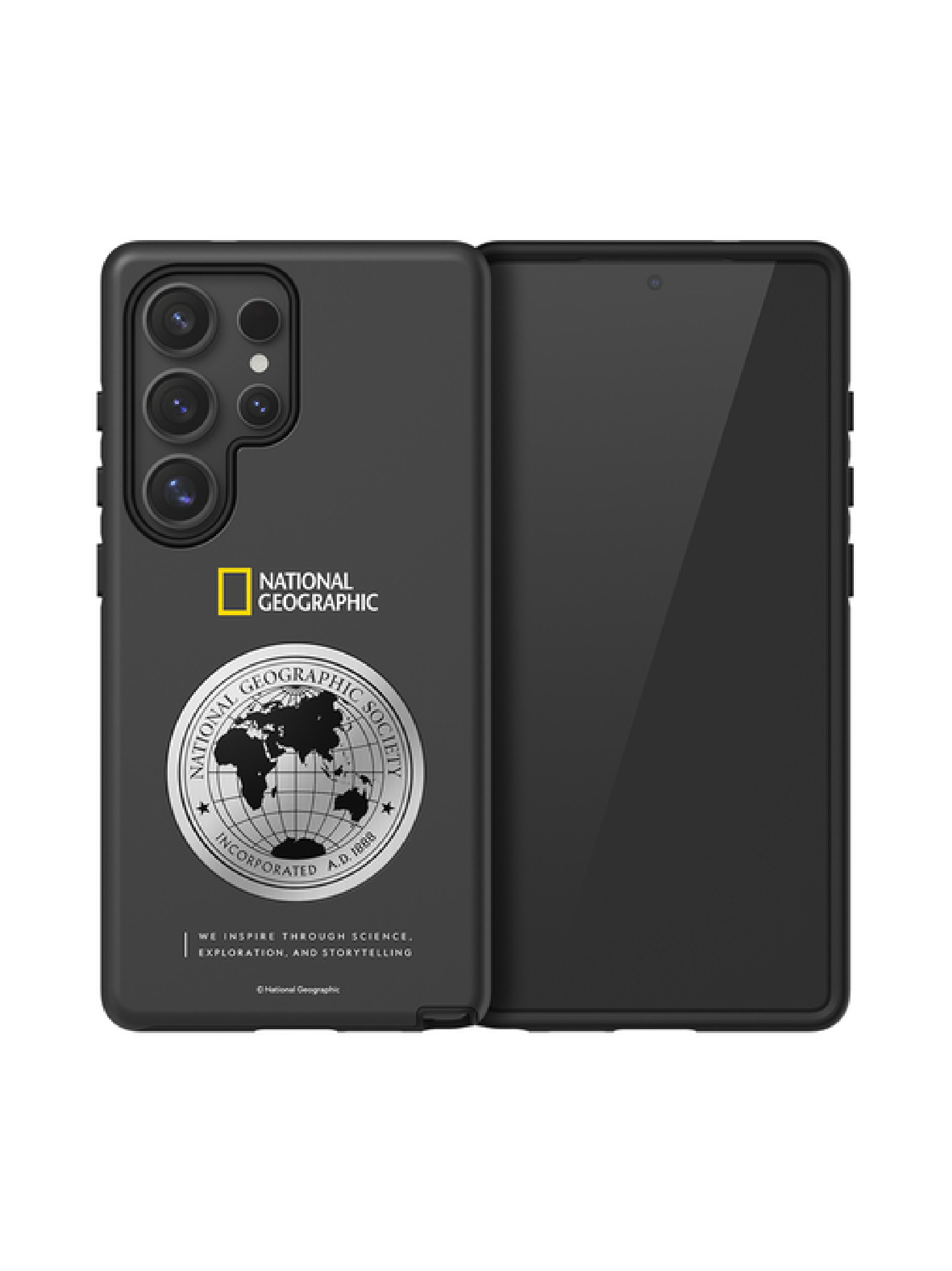 國家地理 | Galaxy S25 Metal Deco 地球徽章手機殼