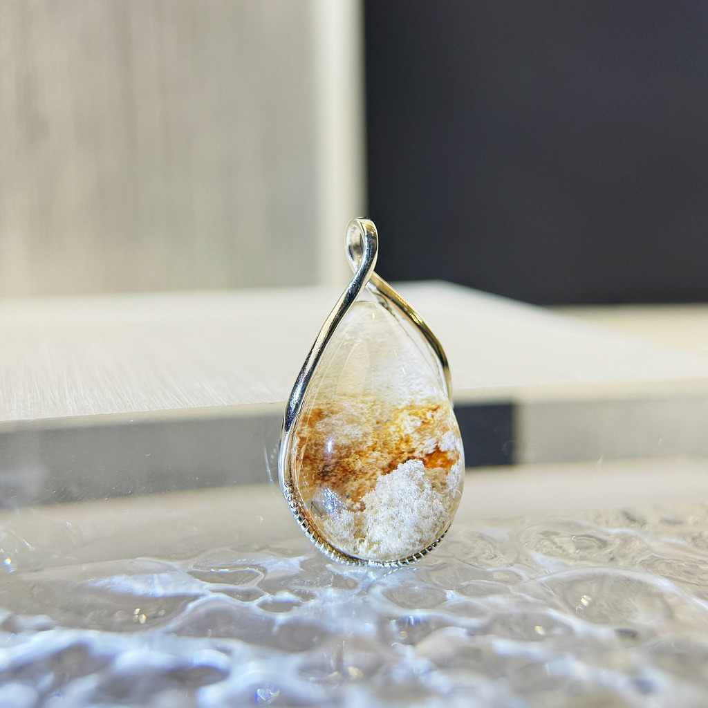 四季幽靈吊墜-白/橘/粉 34186