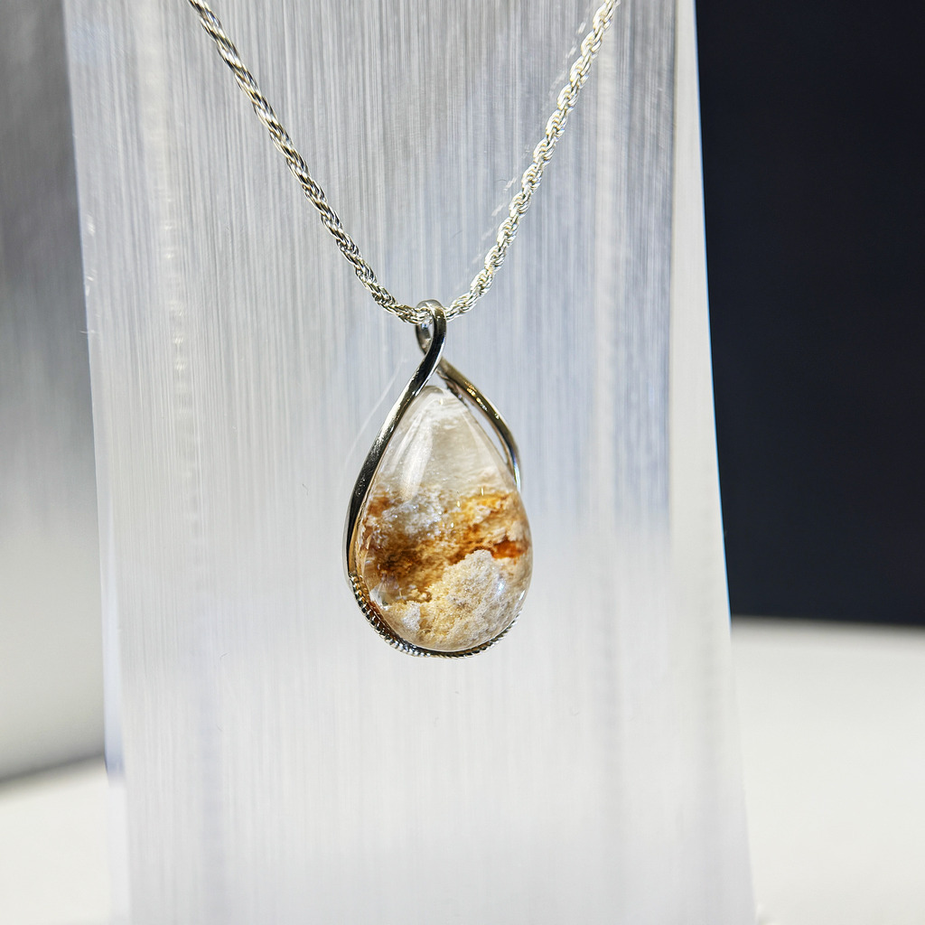 四季幽靈吊墜-白/橘/粉 34186