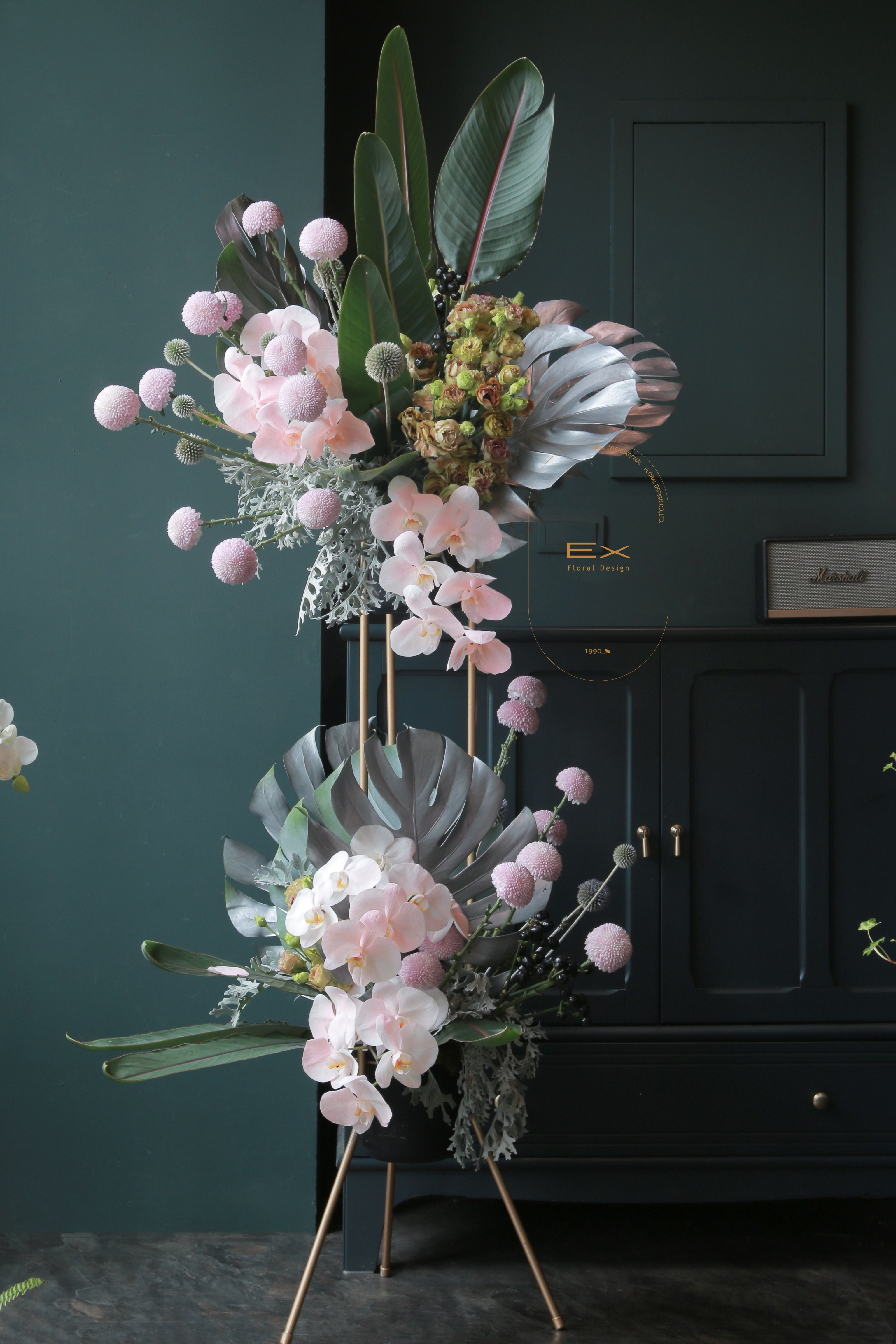 上野粉蝶｜藝術花柱 送禮