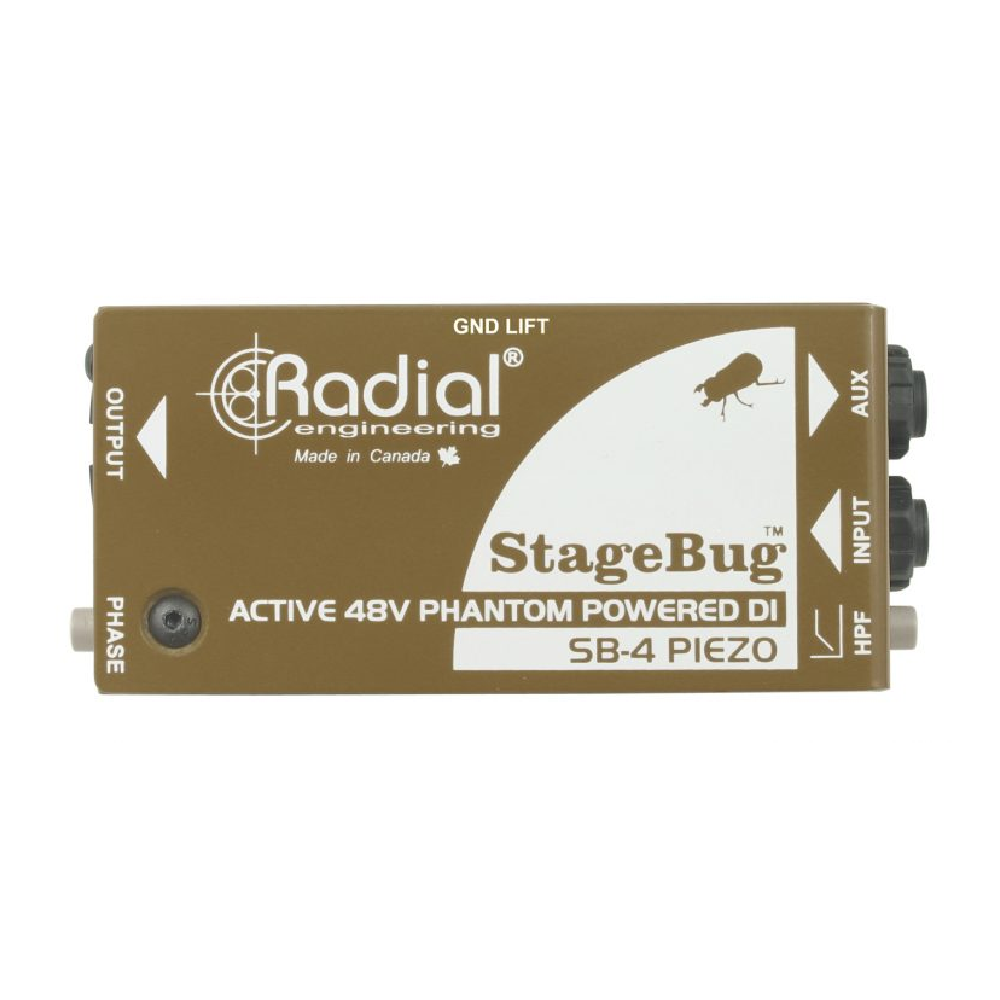 Radial Radial / SB-4 Piezo 主動式 DI (適合壓電式拾音器) — 三峽配件 / 週邊｜YA! 玩音樂
