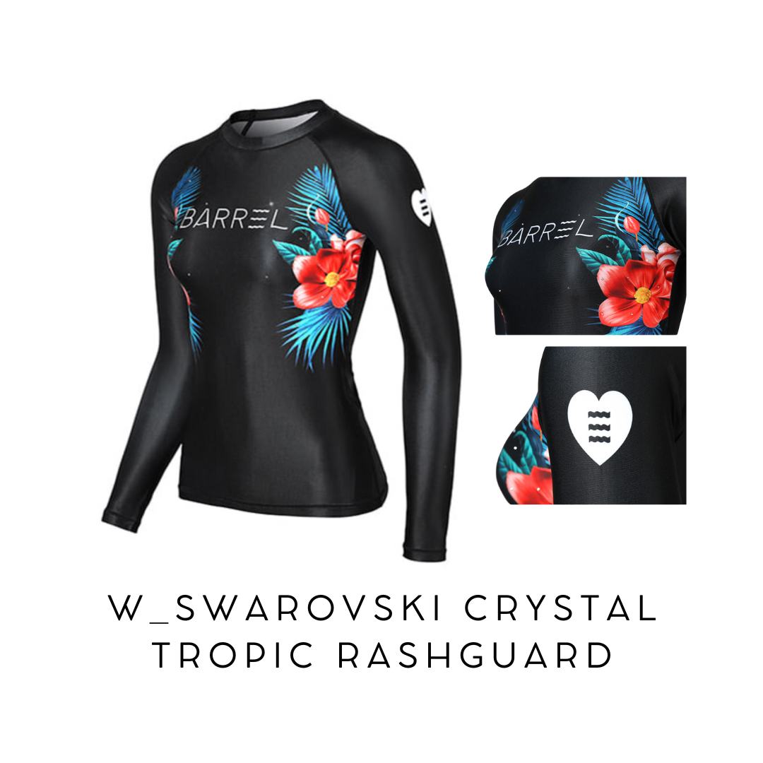 ▲BARREL W_SWAROVSKI 女款防曬衣 (施華洛世奇水晶)