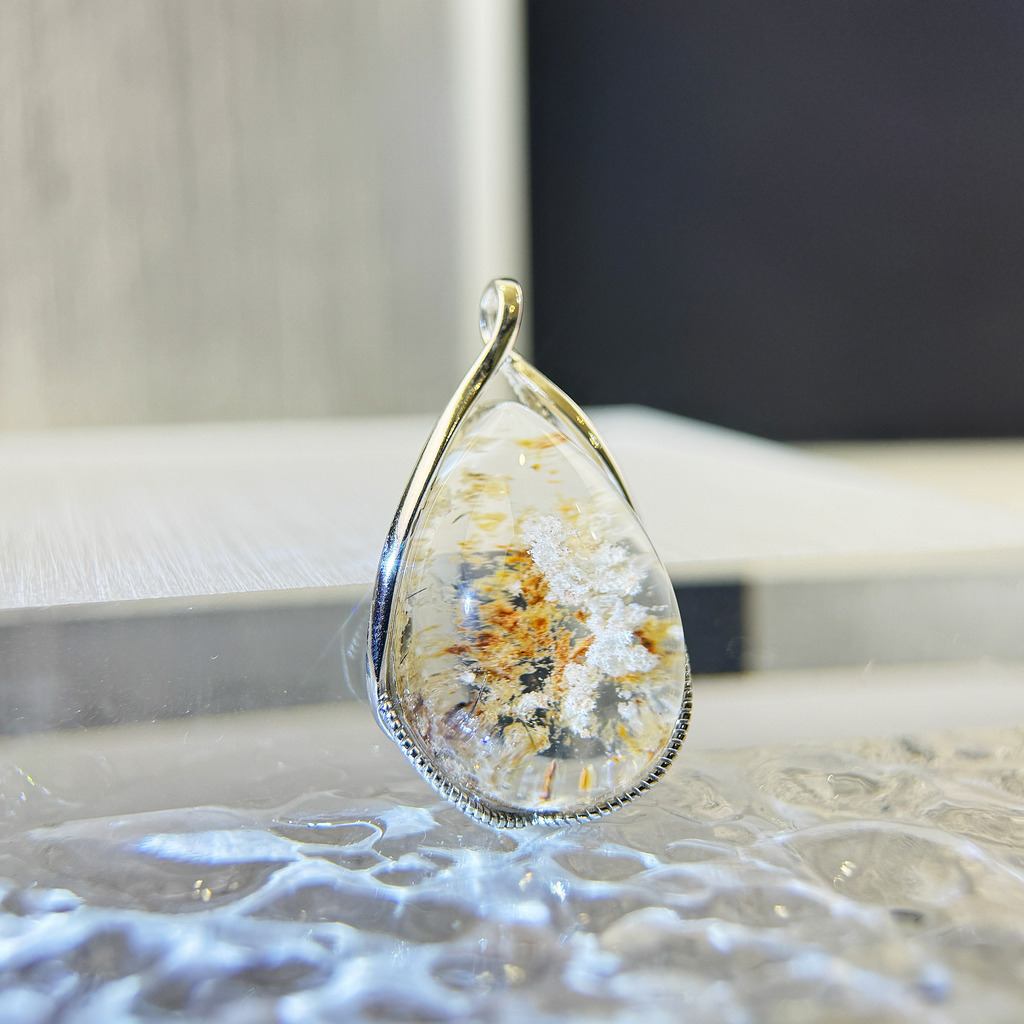 四季幽靈吊墜-灰/橘/白 37822