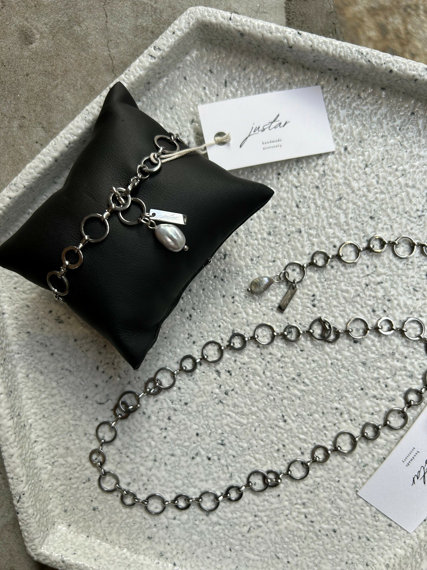 [justar] circle chain bracelet | NO.86