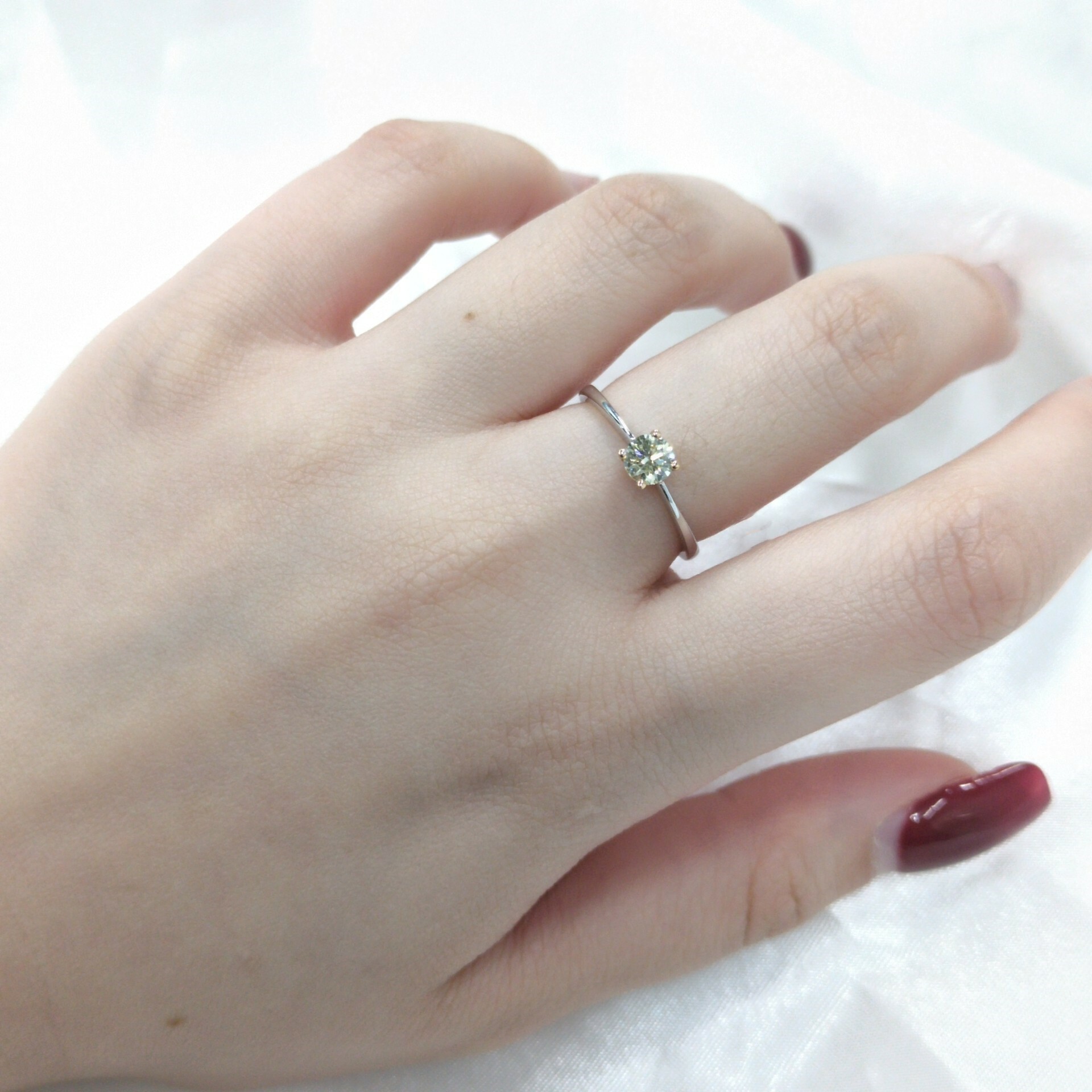 18K Gold 0.34ct Diamond Ring