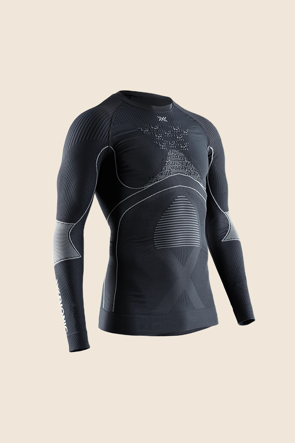 XBIONIC - 男款滑雪速乾壓縮衣 (炭黑)