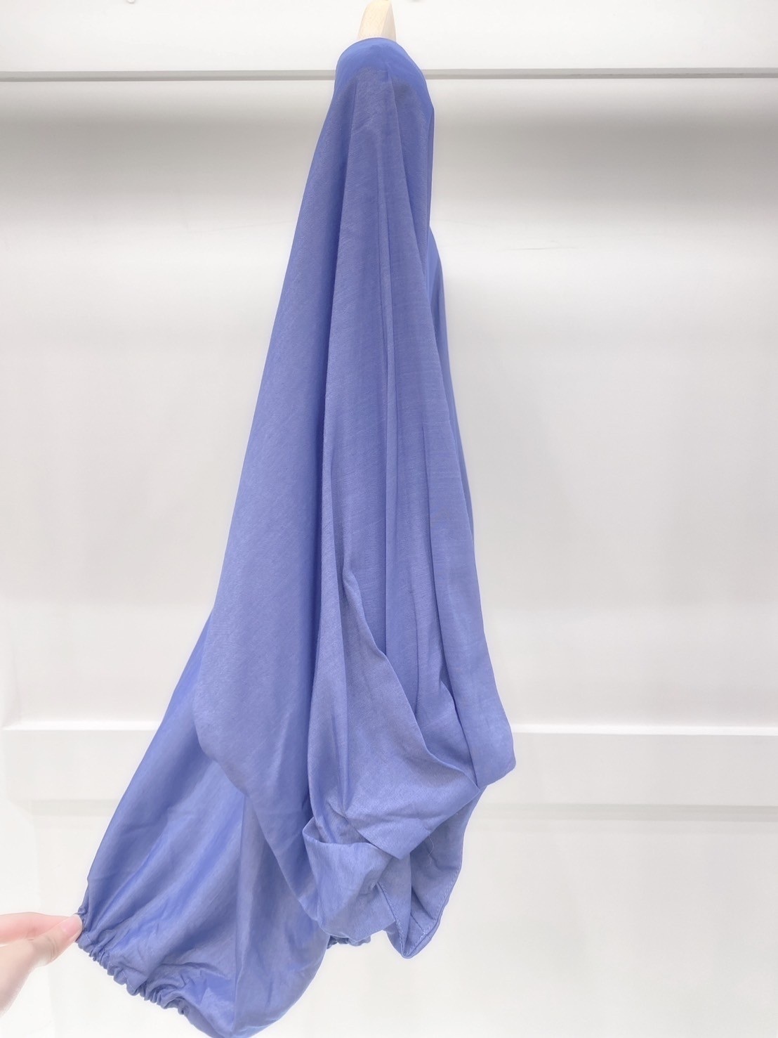 下擺鬆緊後蝴蝶結上衣