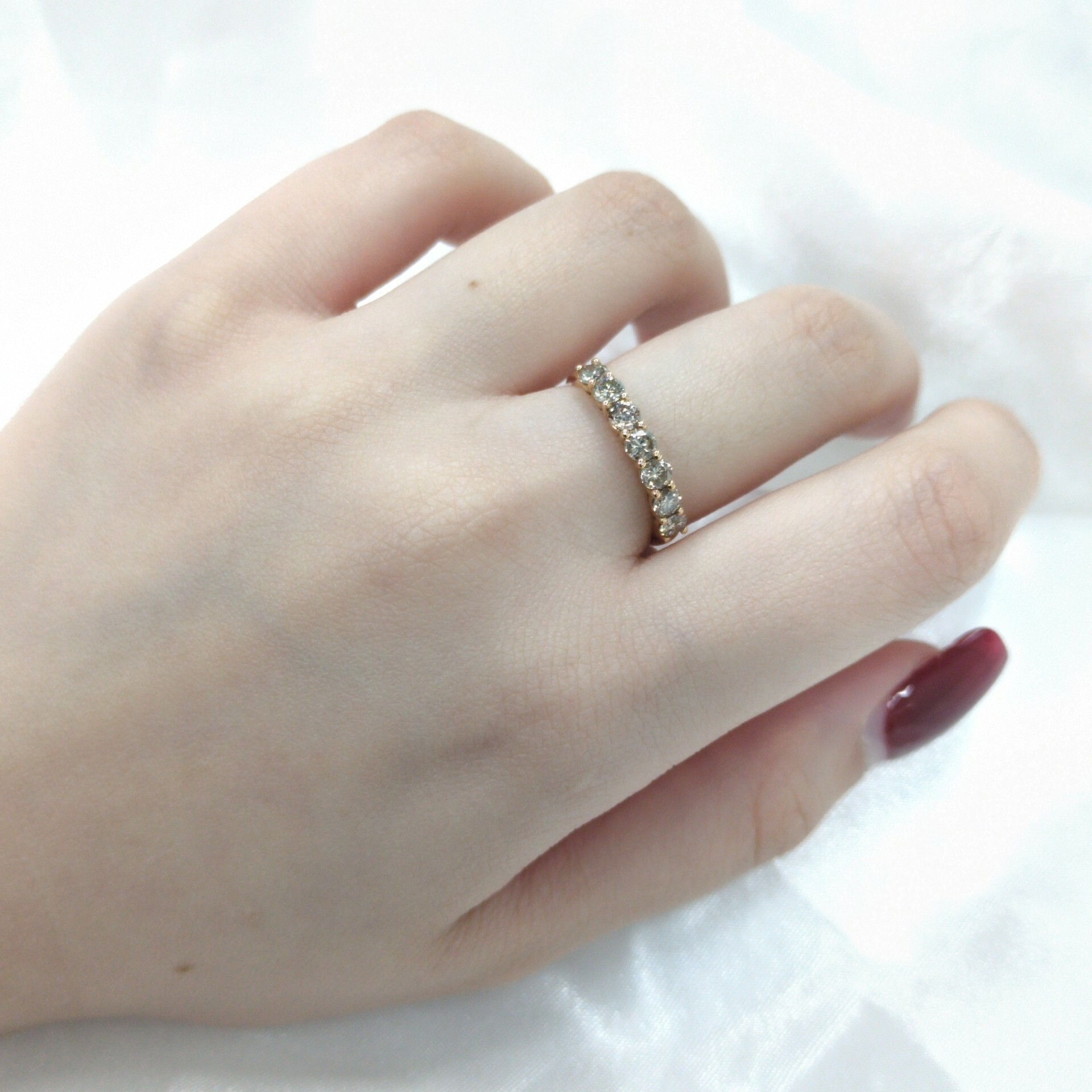 18K Rose Gold 0.75ct Diamond Ring