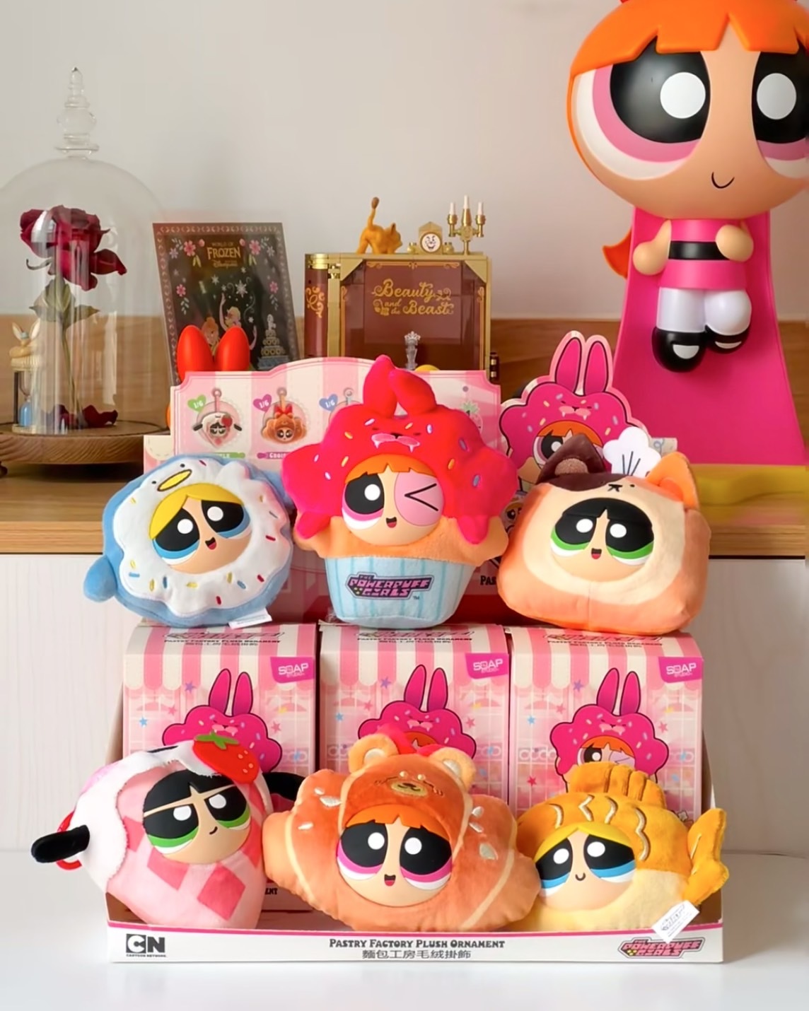 <官方正版授權>飛天小女警 x Soap Studio 麵包工坊 搪膠 盲盒6+1款 吊飾 公仔 鑰匙圈 搪膠 毛絨