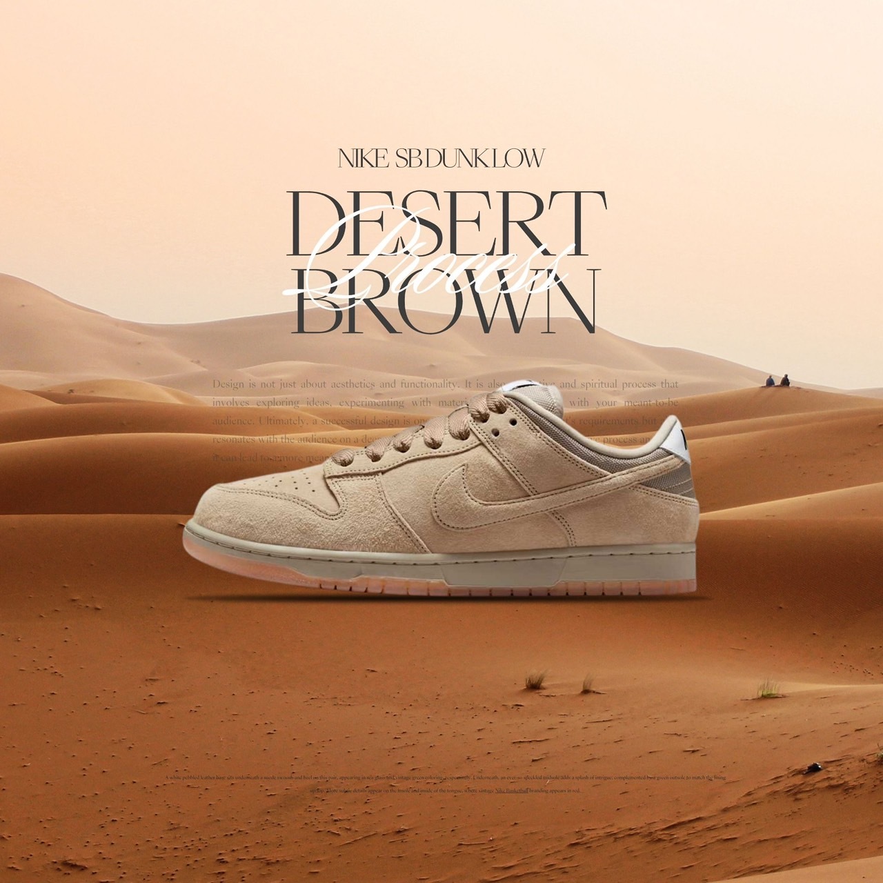 NICEDAY 代購 Nike SB Dunk Low Pro B Parachute Beige 沙漠 麂皮 男女尺寸 HJ0367-200