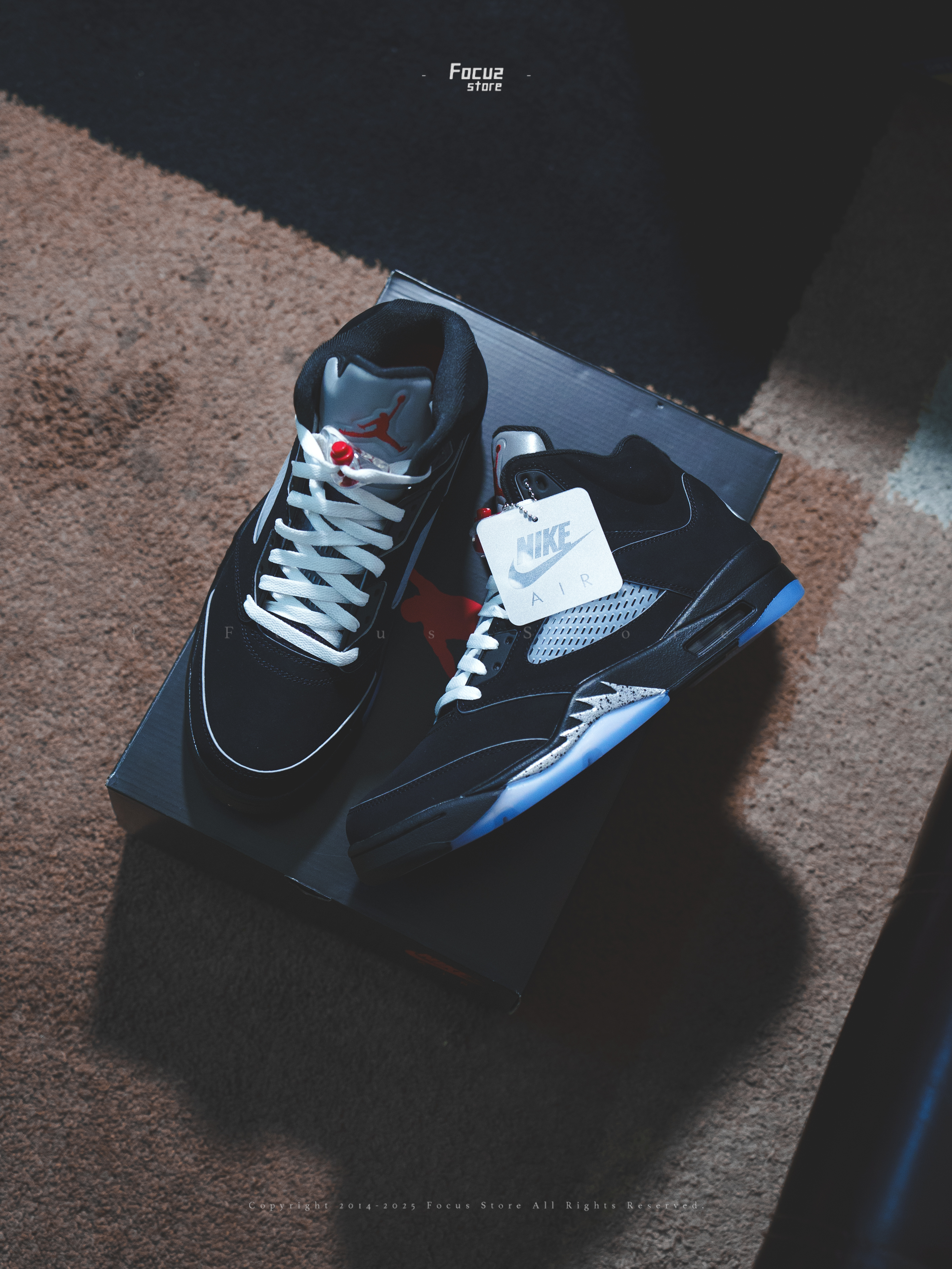 【Focus Store】現貨秒發 Nike Air Jordan 5 "Black Metallic Reimagined" 黑銀 復刻 HF3975-001