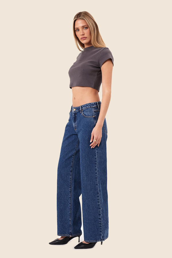 ABRAND JEANS - 99 BAGGY BELLA 低腰牛仔褲