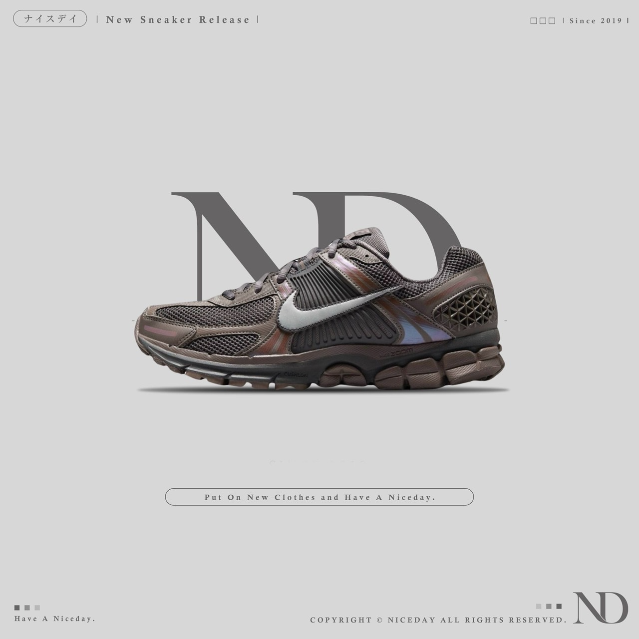 NICEDAY 現貨 Nike Zoom Vemero 5 金屬棕 男女尺寸 HF5493-201