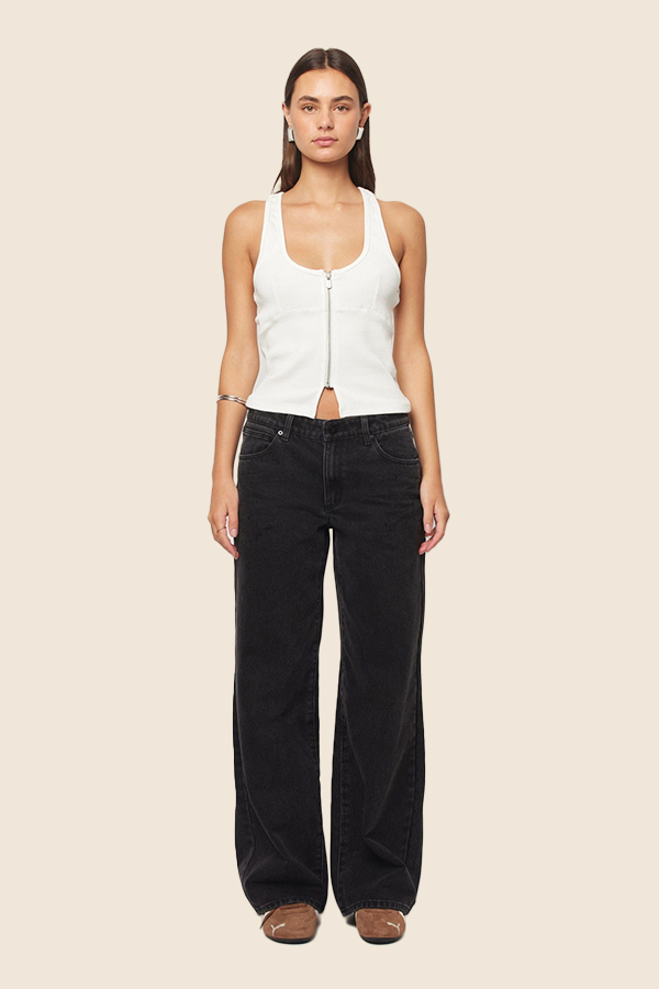 ABRAND JEANS - 99 BAGGY HEIDI  低腰牛仔褲