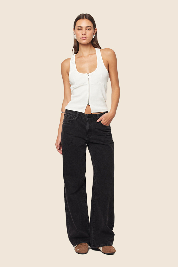 ABRAND JEANS - 99 BAGGY HEIDI  低腰牛仔褲