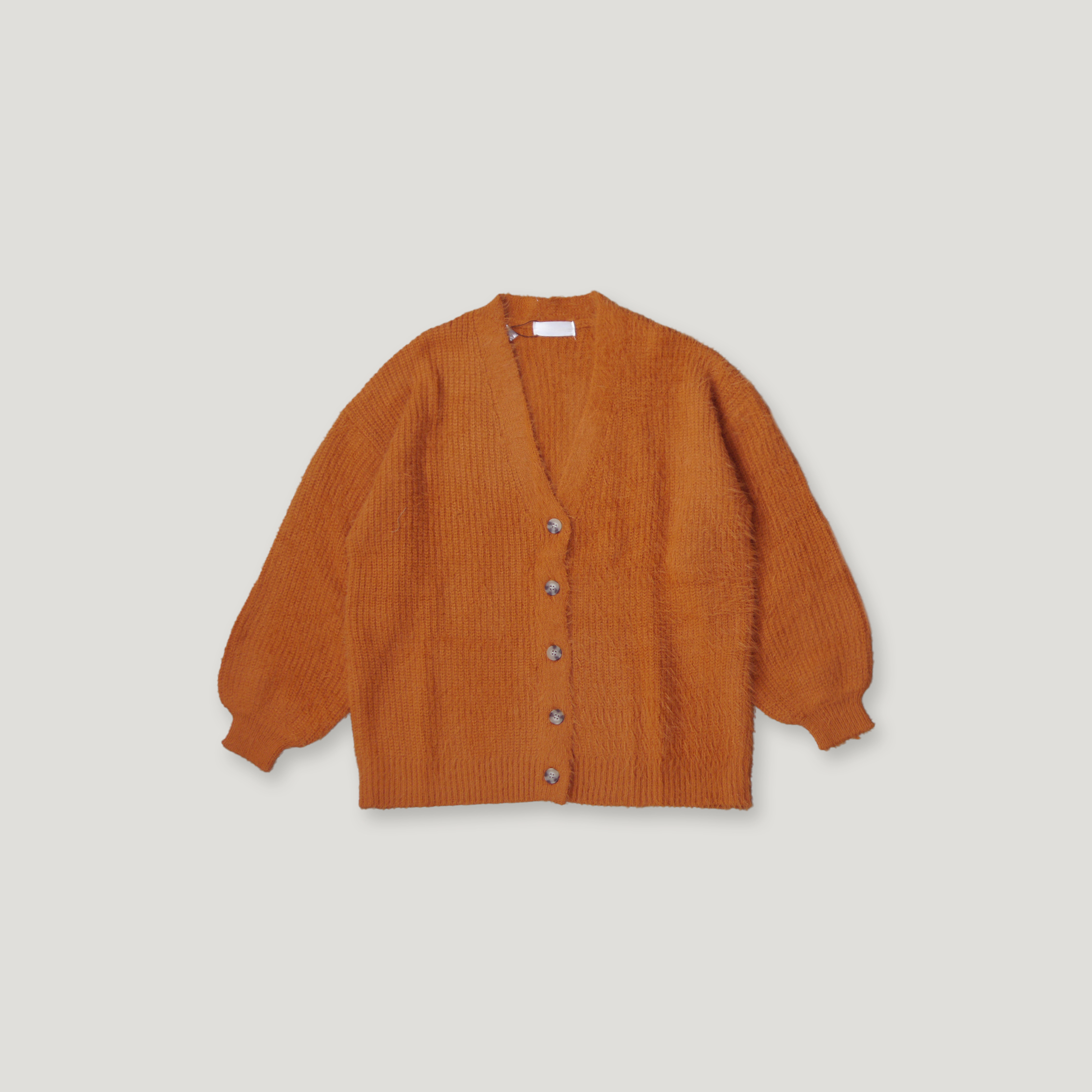 J.P.L. 斜襟單脊羽紗針織開襟衫╭ 2色 ╮