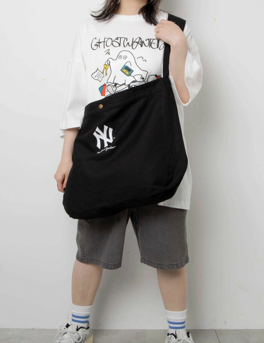 【預購】J0207905 MLB 帆布肩袋