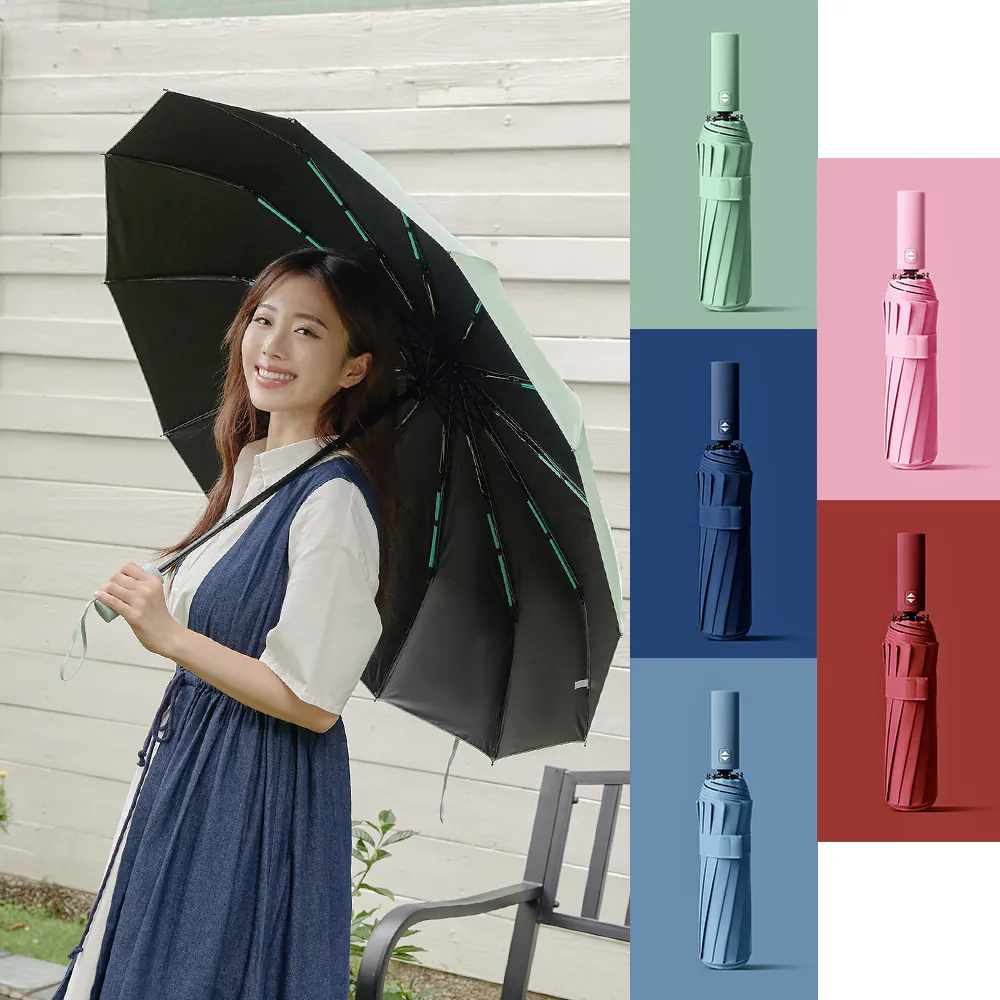 雨傘品牌推薦 1：Kiiwi O! 晴雨兩用 24 骨抗 UV 自動傘