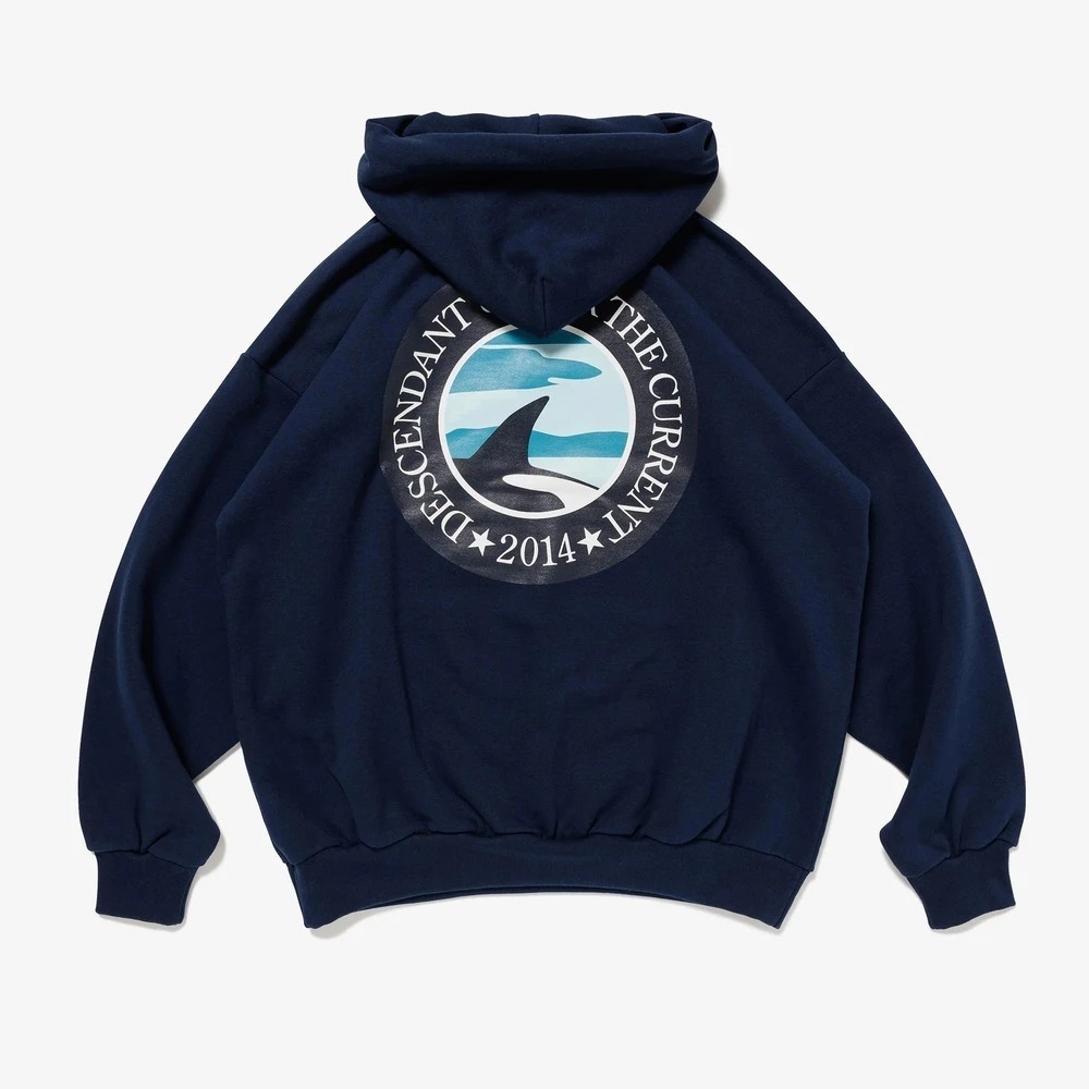 2025SS DESCENDANT ORCA HOODY 背後 圓圈 鯨魚 長袖 帽T 現貨