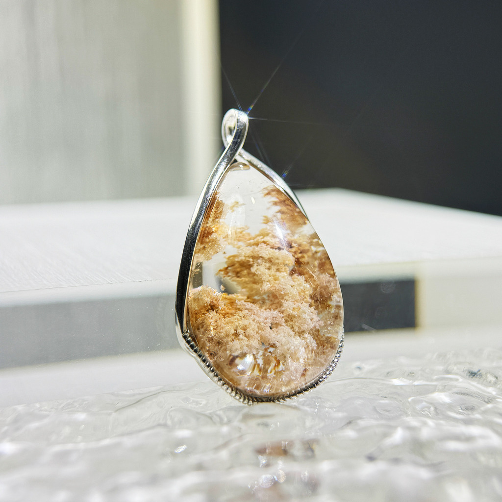 四季幽靈吊墜-粉橘/灰 397229