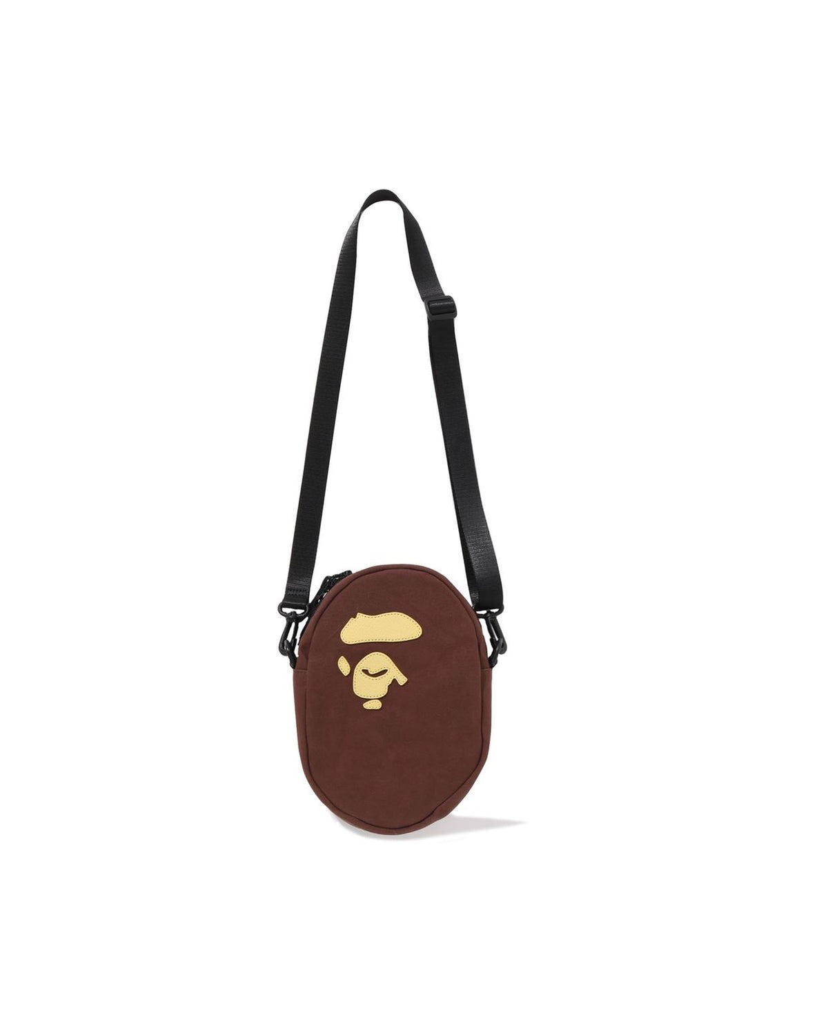 2025SS A BATHING APE BAPE HEAD SHOULDER BAG 咖啡色 軍事風 水洗 古軍布 大頭 側背包 現貨 1L30190002
