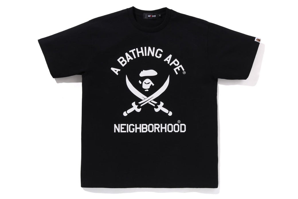 2025SS A BATHING APE BAPE NEIGHBORHOOD NBHD TEE #2 聯名 雙刀 短T 現貨 1K73109915