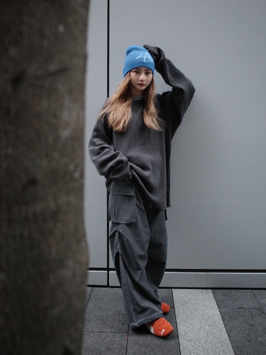 <奇蹟補貨> STUSSY 華夫格薄長袖