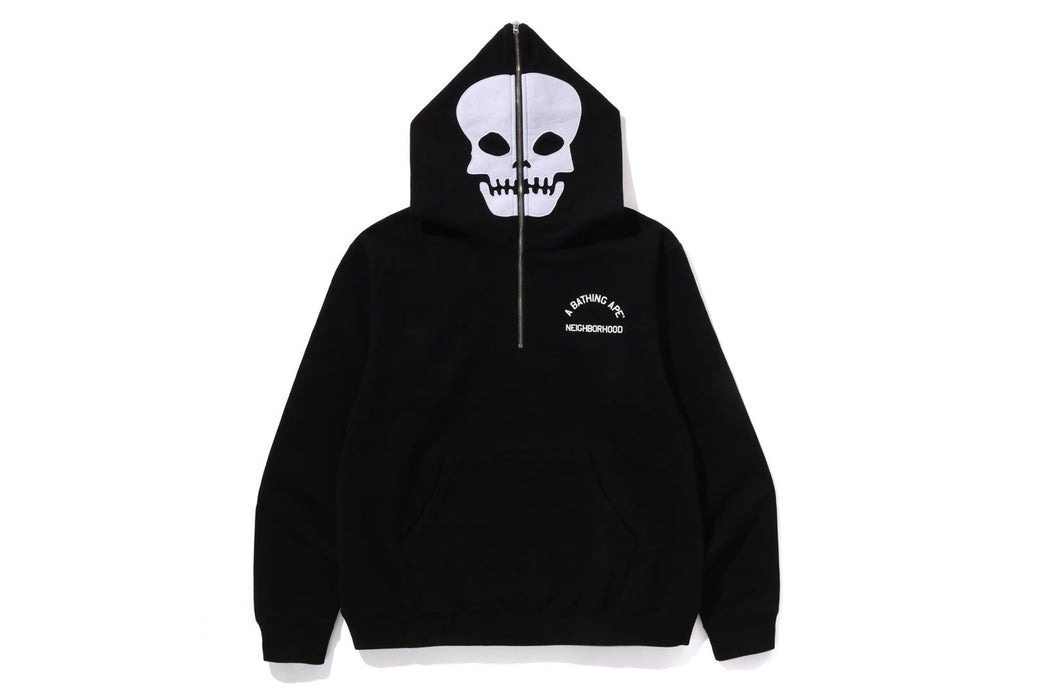 APE BAPE NEIGHBORHOOD TWO FACE HALF 連帽外套1K73114907