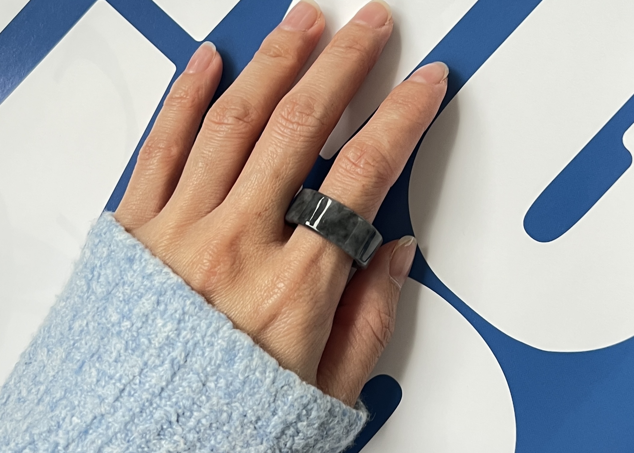 黑豫方戒-男士可配戴