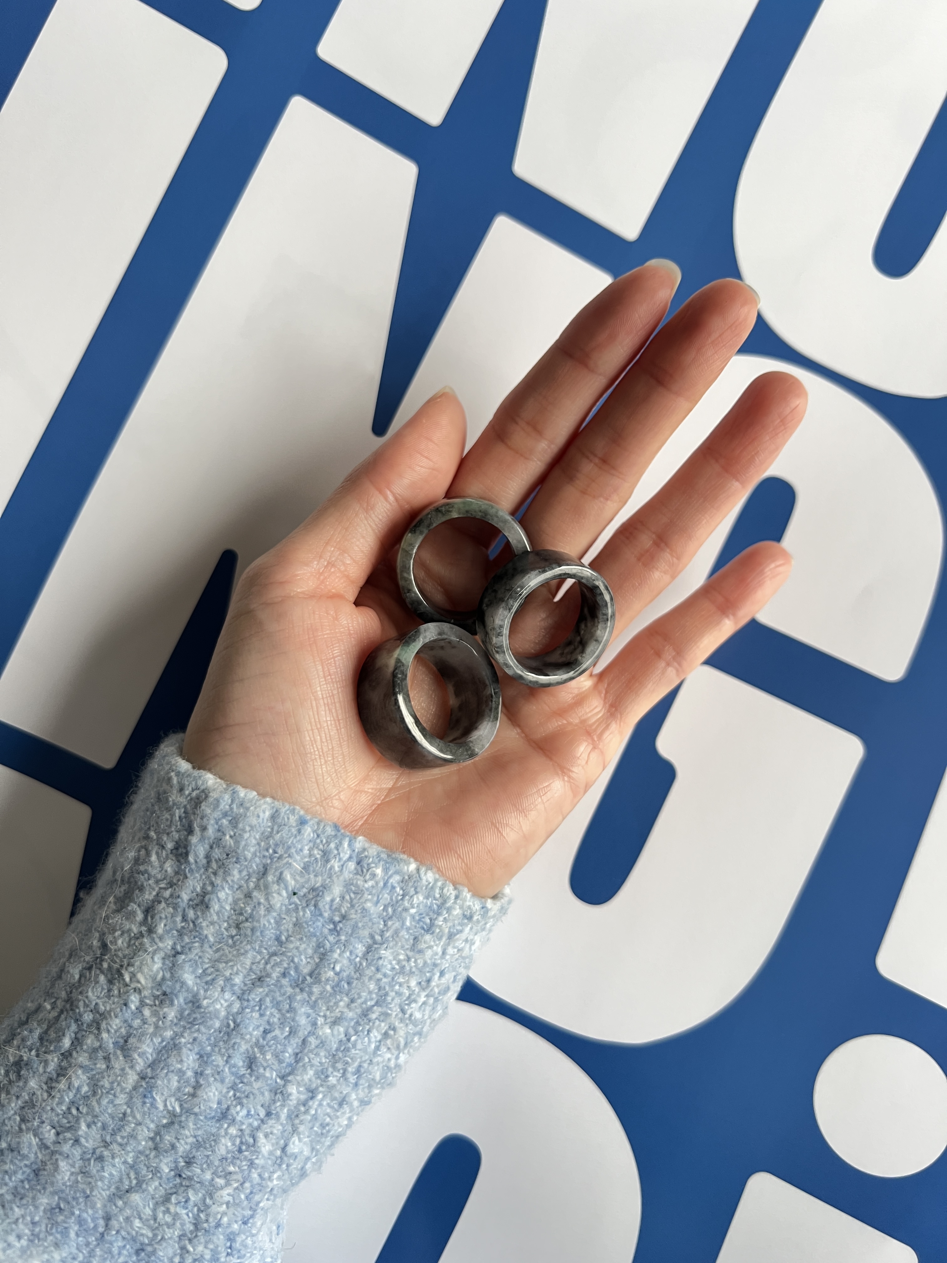 黑豫方戒-男士可配戴