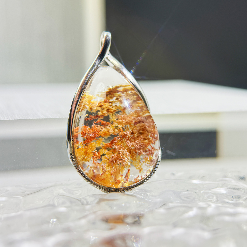 四季幽靈吊墜-灰/橘/白 361202