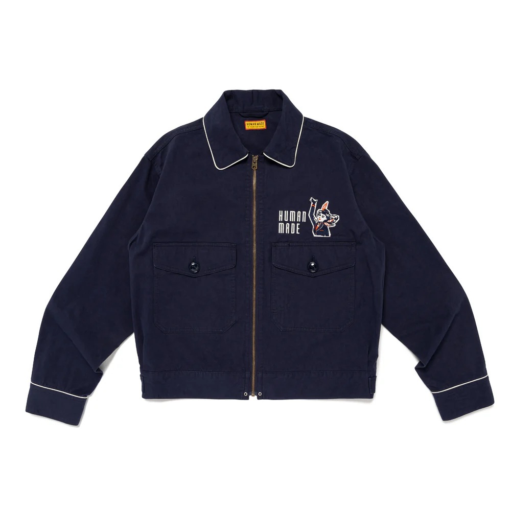 HUMAN MADE 2025 DRIZZLER JACKET - NAVY PRE ORDER ITEM (預訂中)