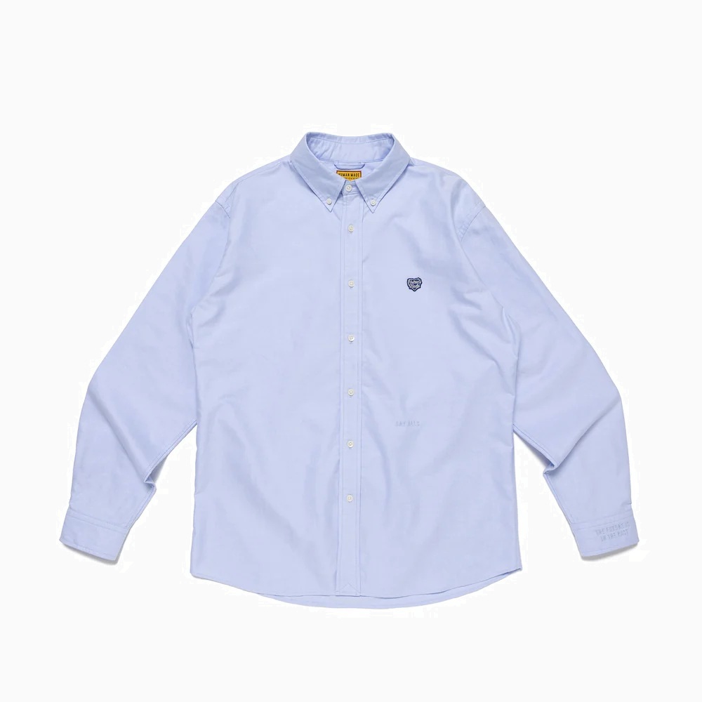 HUMAN MADE 2025 OXFORD BD SHIRT - BLUE PRE ORDER ITEM (預訂中)