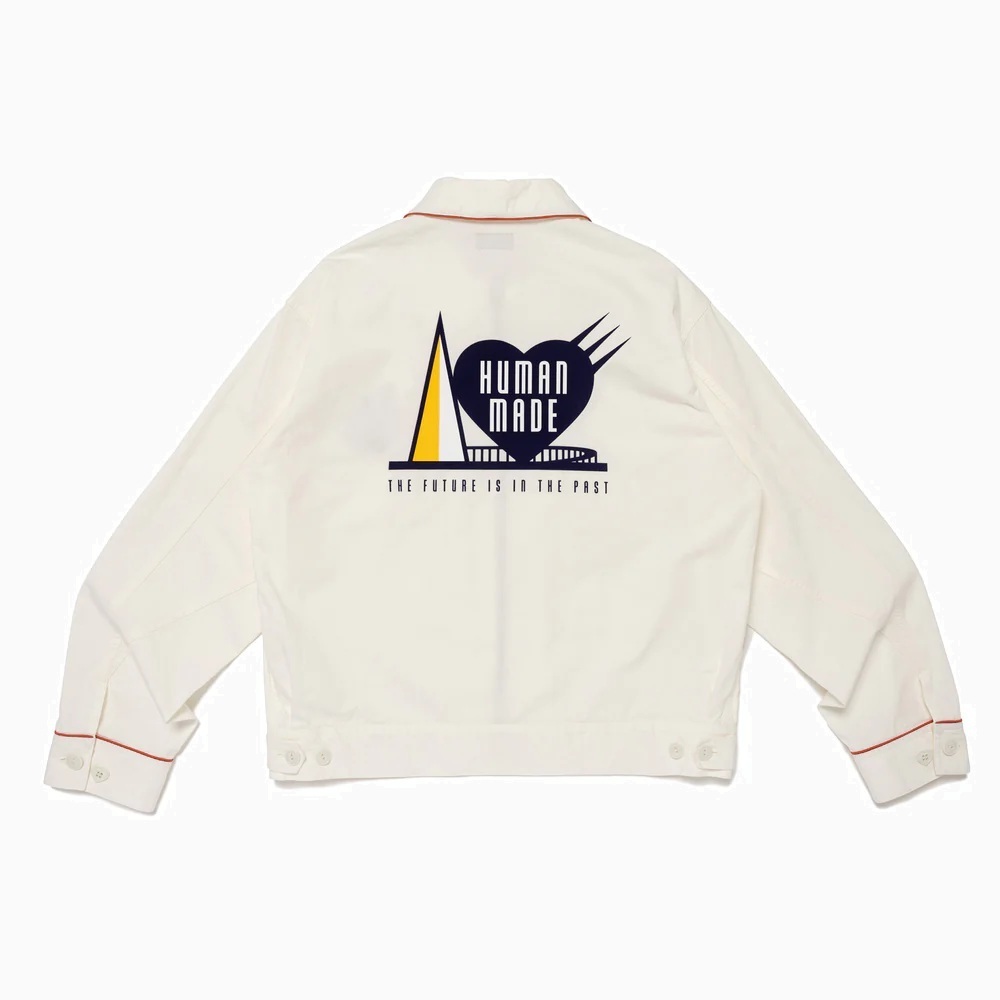 HUMAN MADE 2025 DRIZZLER JACKET - WHITE PRE ORDER ITEM (預訂中)