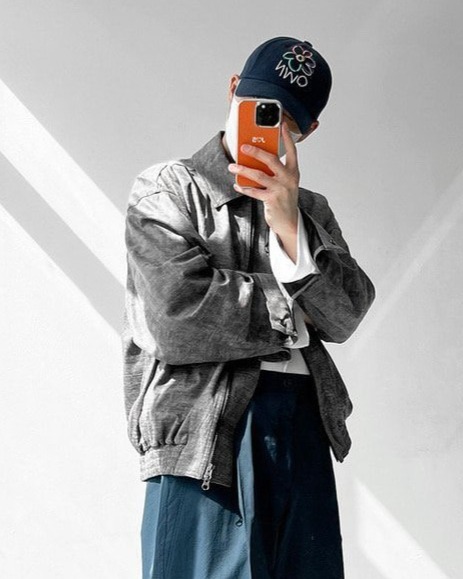 (韓國獨家特價)裂紋飛行夾克外套