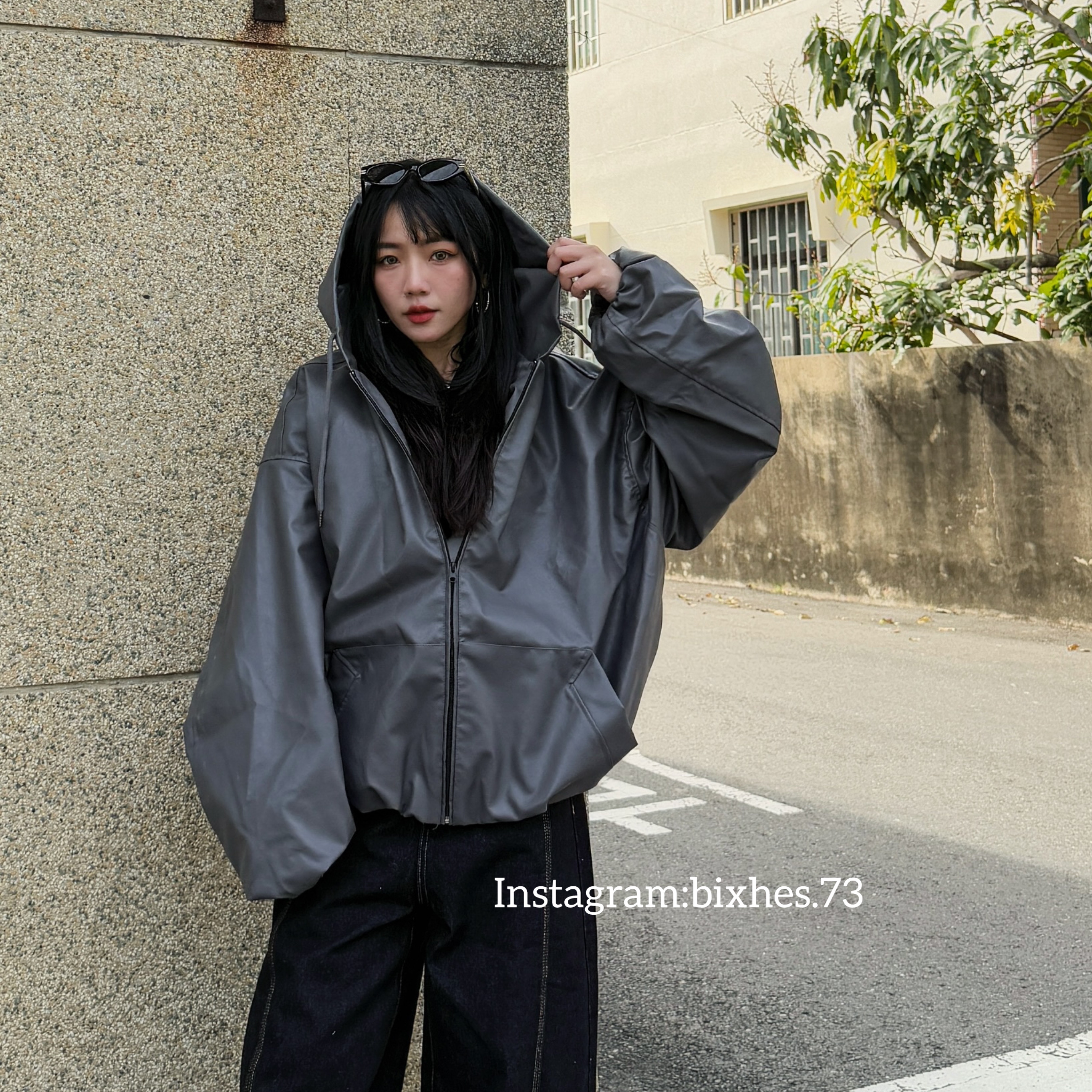 連帽質感澎澎皮外套(F00056)