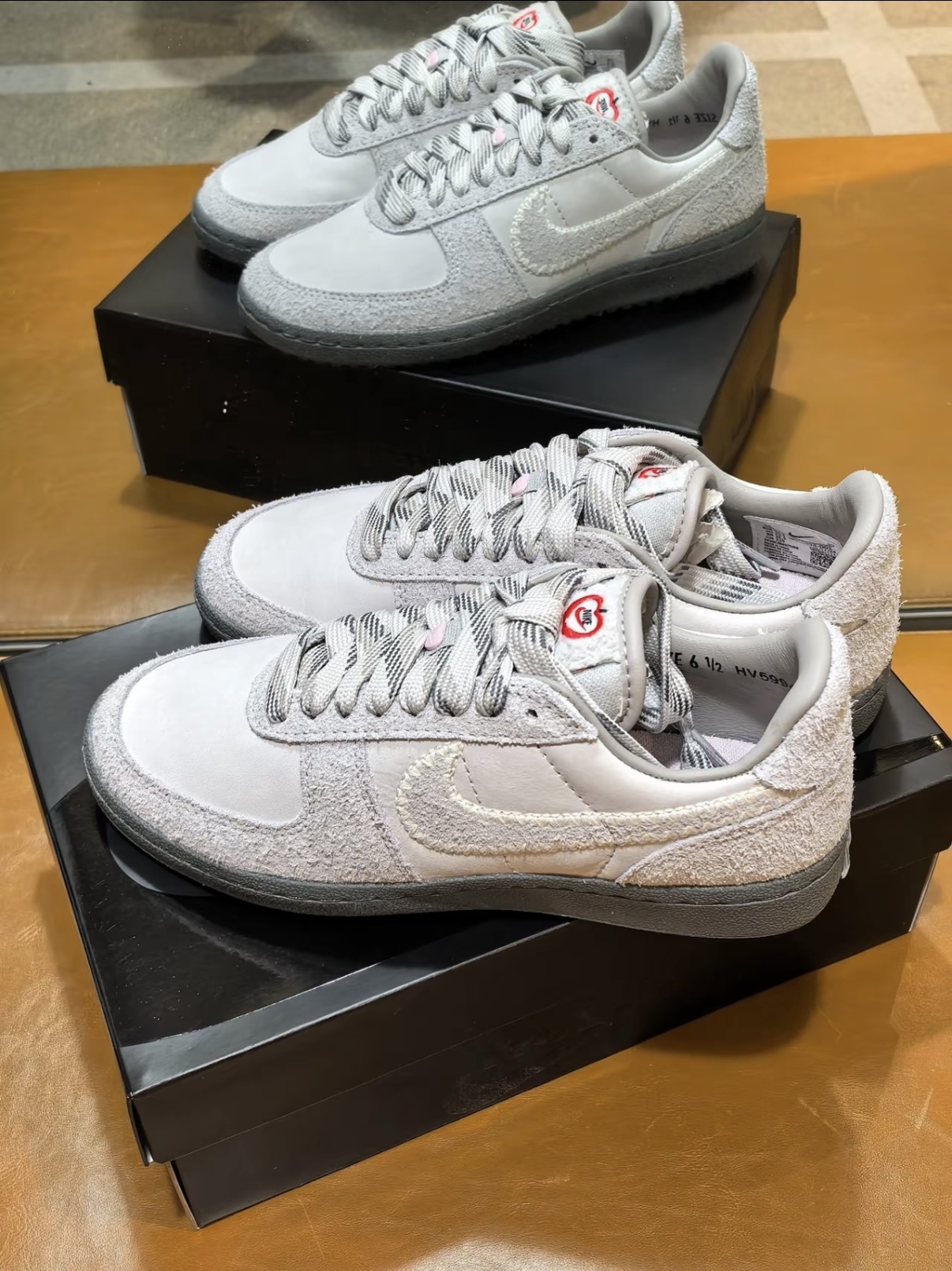 Nike Field Generaln 82 莫蘭迪灰 灰色 麂皮 愛心 蘋果 情人節 德訓鞋 HV5994-001/預購