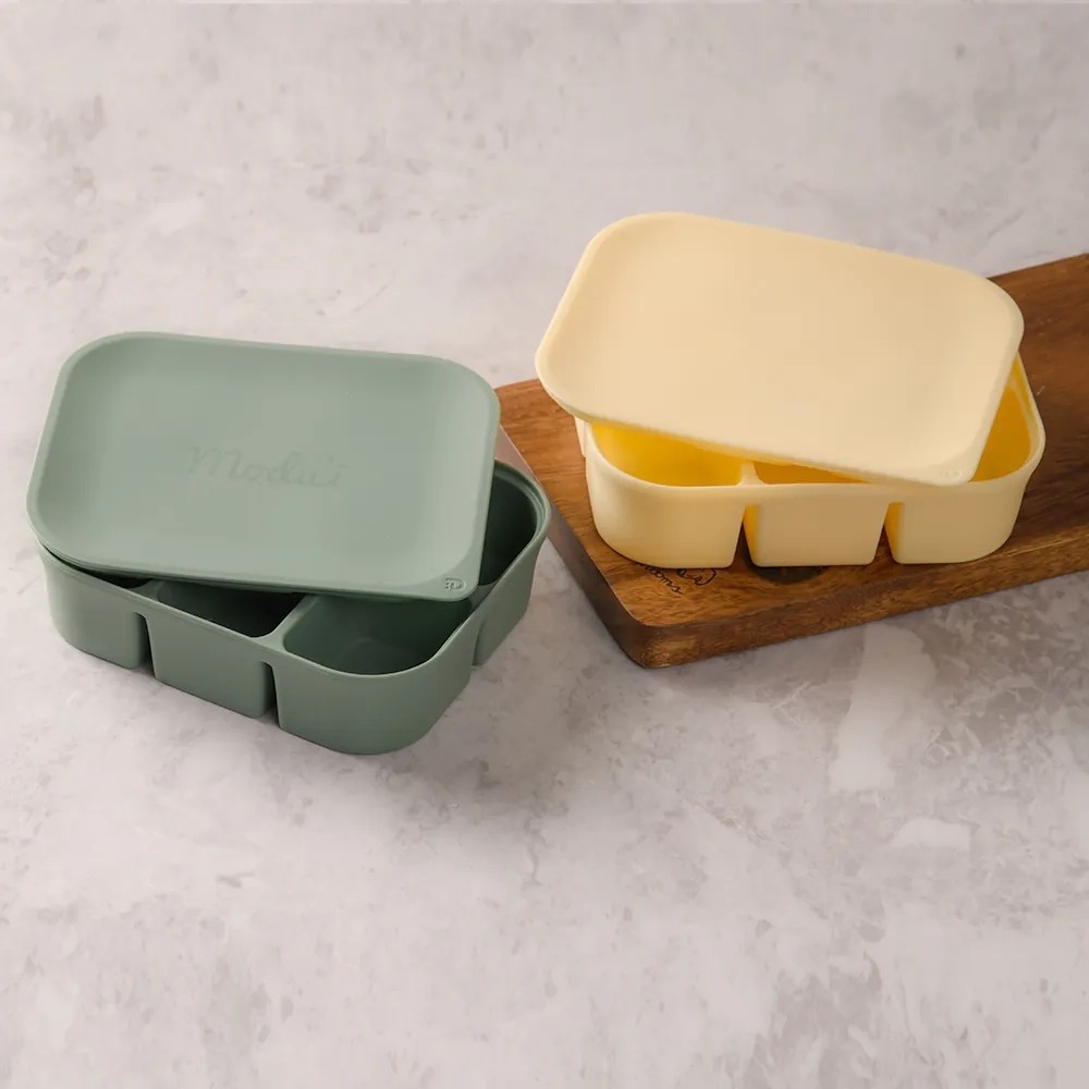 鉑金矽膠輔食儲存格(6格)