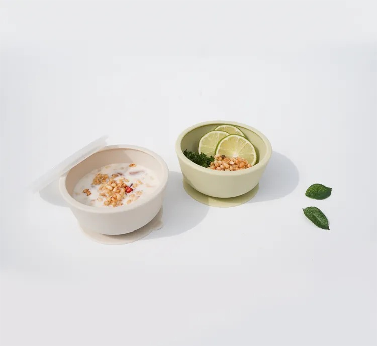 鉑金矽膠幼兒吸盤碗