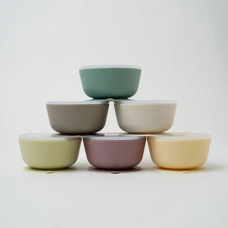 鉑金矽膠幼兒吸盤碗