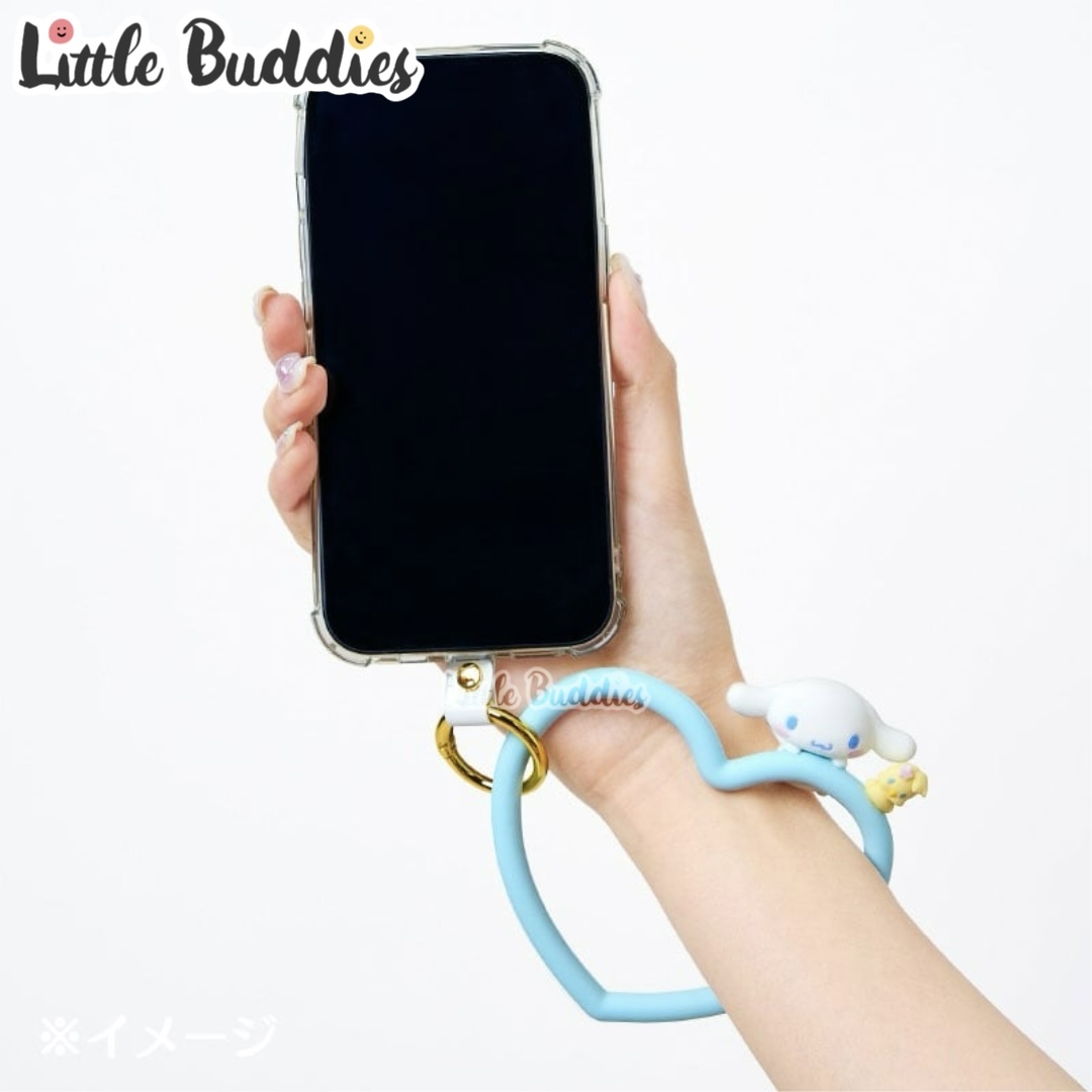 日本 Sanrio 新生活手機系列 - 多用途手機心形掛繩