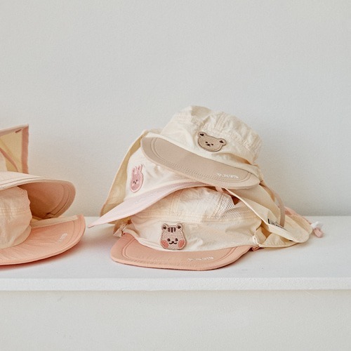 DTD四季UV防護系列🌞-防曬鴨舌帽(此批僅開放熊仔/松鼠/兔兔)