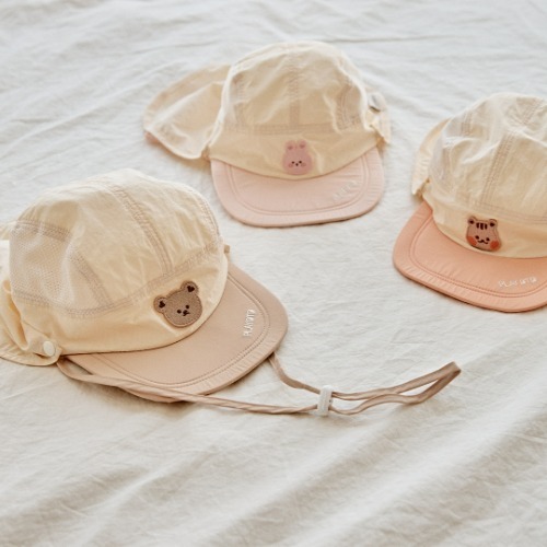 DTD四季UV防護系列🌞-防曬鴨舌帽(此批僅開放熊仔/松鼠/兔兔)