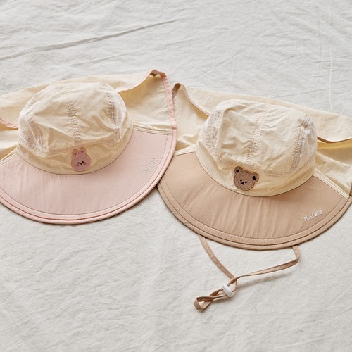 DTD四季UV防護系列🌞-全方位大帽簷防曬帽(此批僅開放熊仔/松鼠/兔兔)
