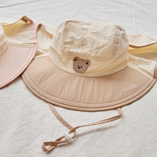 DTD四季UV防護系列🌞-全方位大帽簷防曬帽(此批僅開放熊仔/松鼠/兔兔)